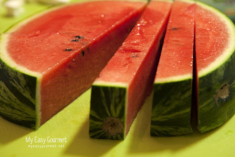 Watermelon Feta Cubes - A salty sweet appetiser