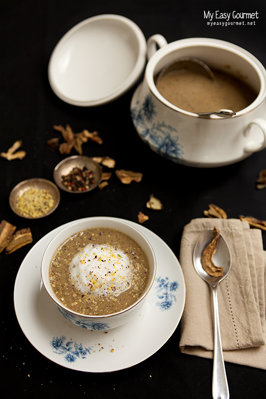 Porcini mushroom soup