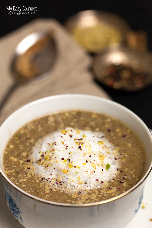 Porcini mushroom soup