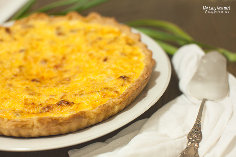 BLT Quiche pie