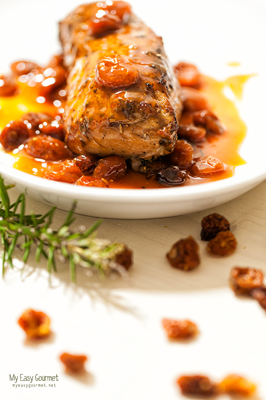 Pork Tenderloin with Golden berry sauce