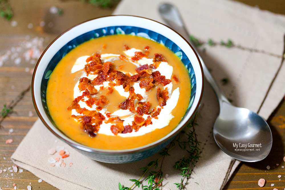 Chestnut pumpkin soup