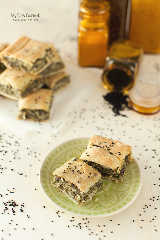 Spanakopita, the famous Greek Spinach Pie