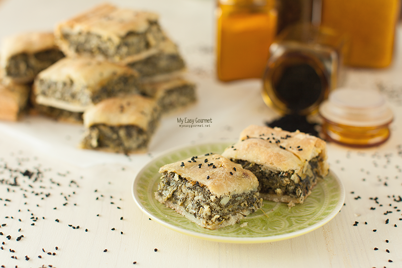 Spanakopita, the famous Greek Spinach Pie