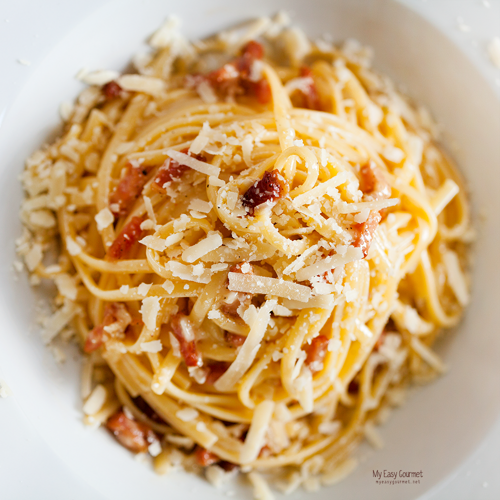 Creamy pasta carbonara