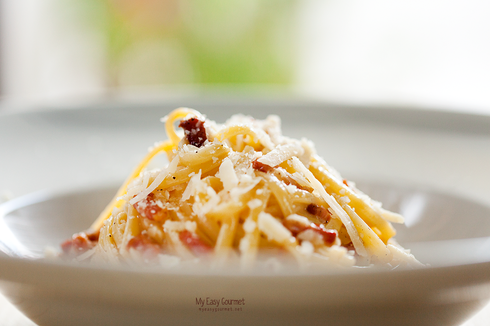 Creamy pasta carbonara