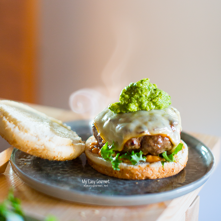 Chorizo Burgers with Guacamole