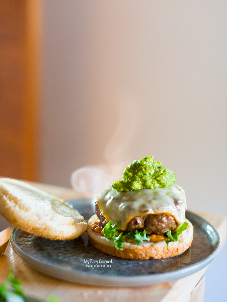 Chorizo Burgers with Guacamole