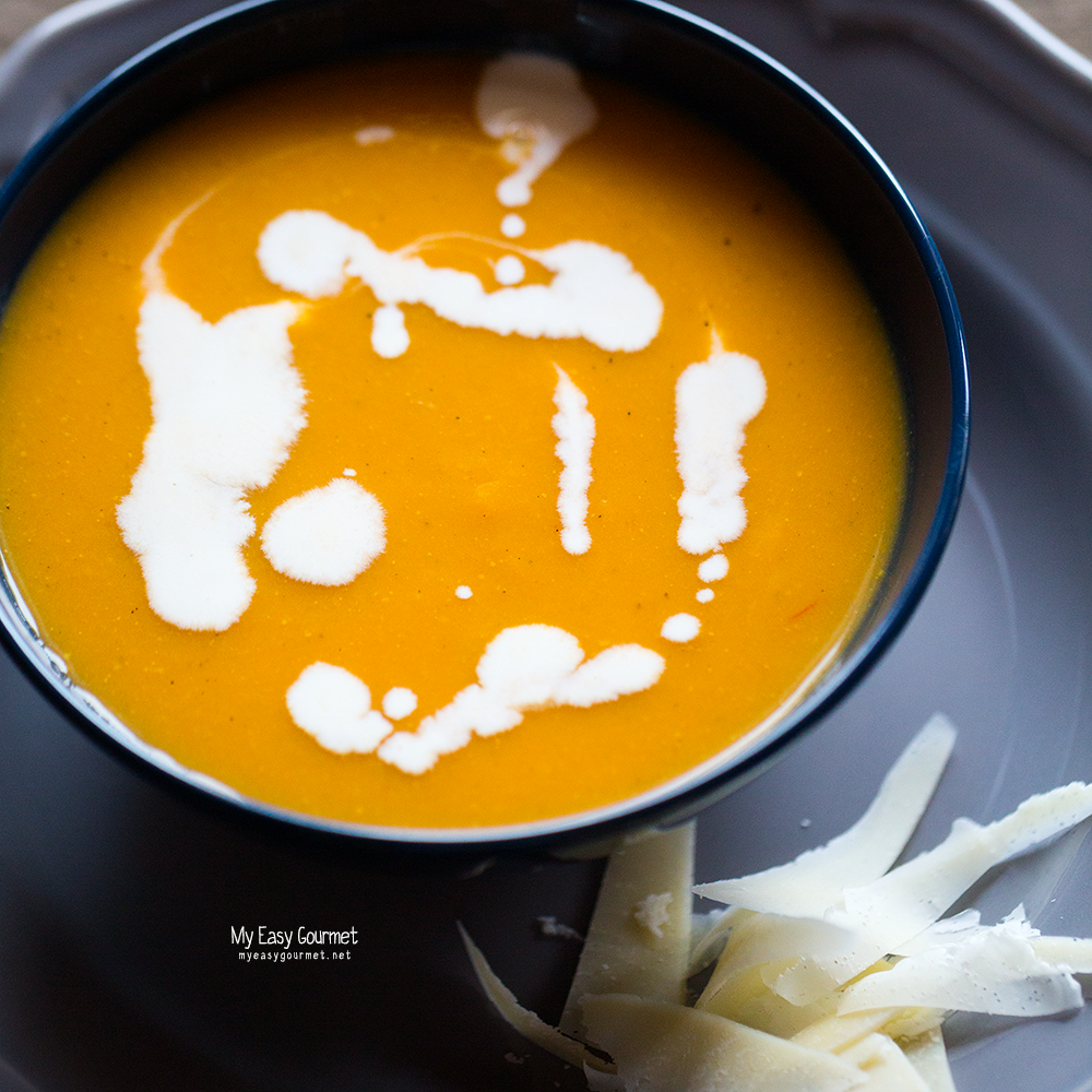 Pumpkin sweet potato soup