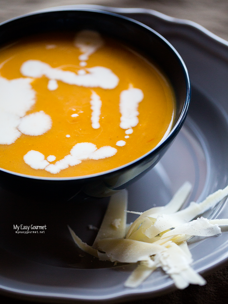 Pumpkin sweet potato soup