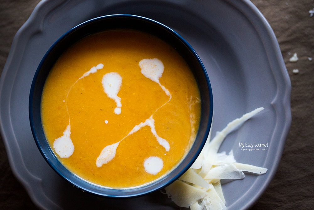 Pumpkin sweet potato soup
