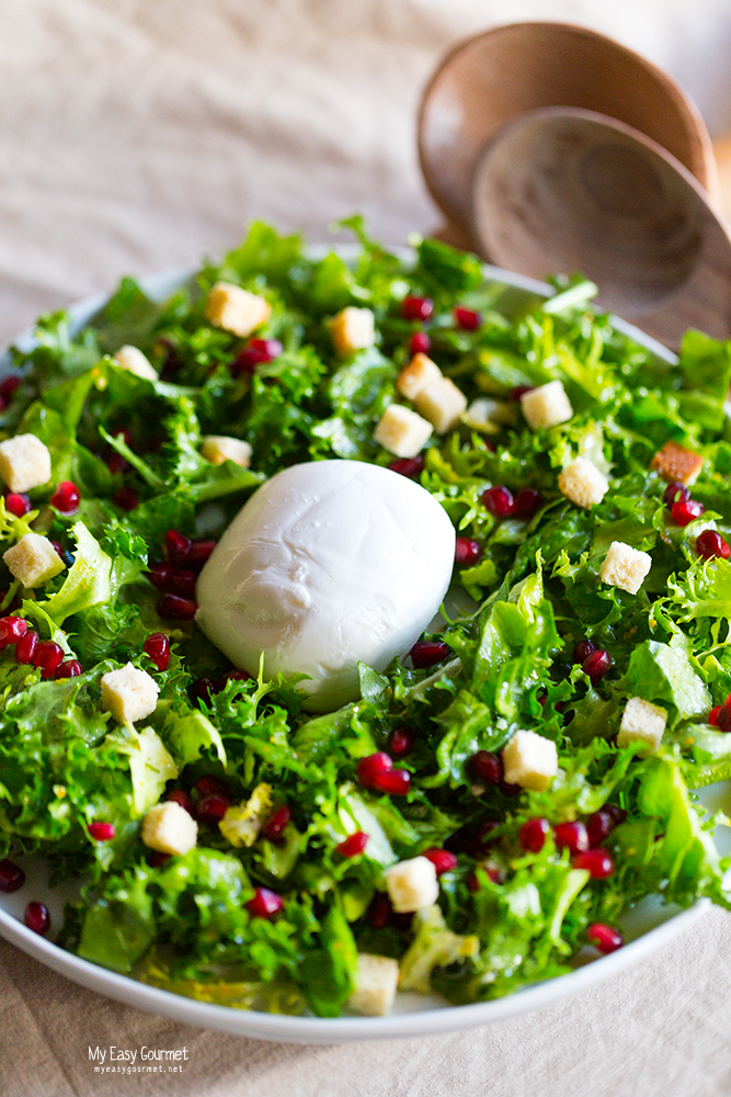 Mozzarella salad with citrusy vinaigrette