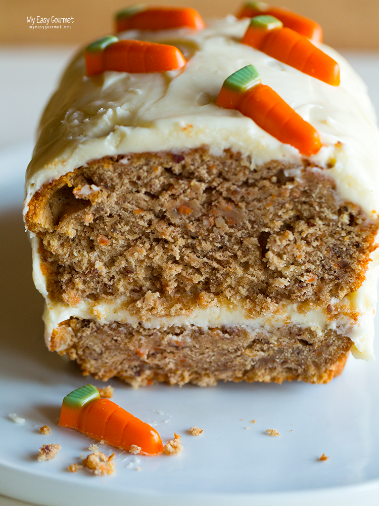 Layered Carrot Cake with Cream Cheese frosting My Easy Gourmet