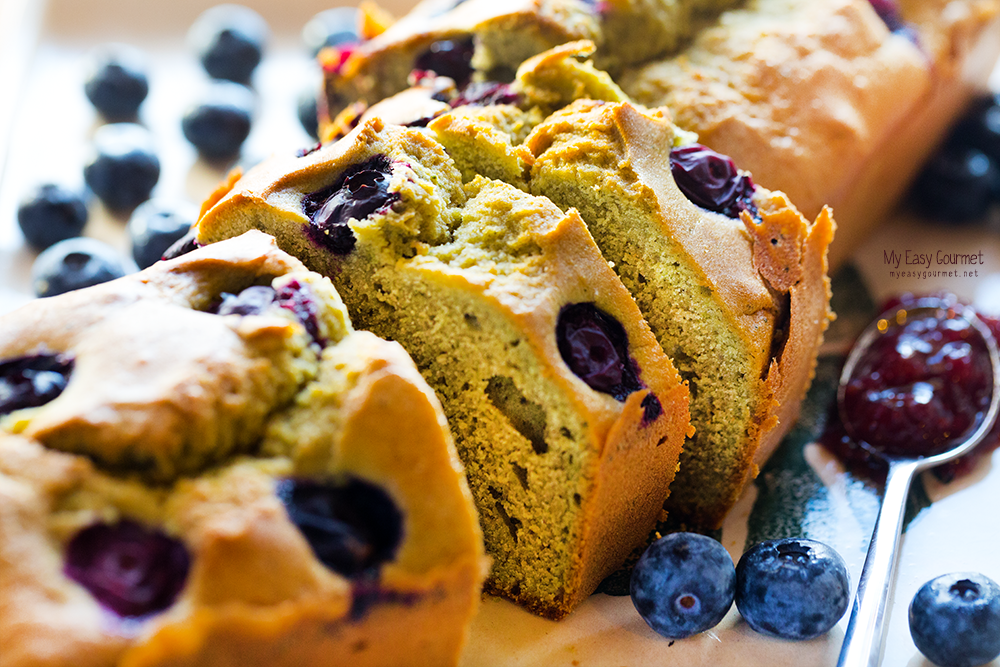 Healthy Matcha - Blueberry Cake