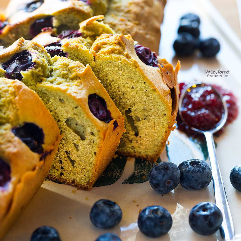 Healthy Matcha - Blueberry Cake