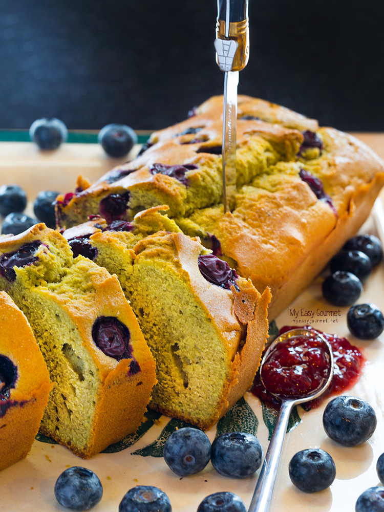 Healthy Matcha - Blueberry Cake