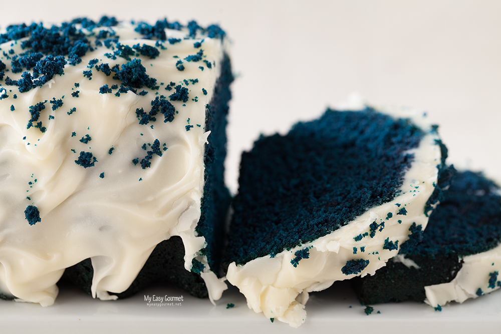 Royal blue cake